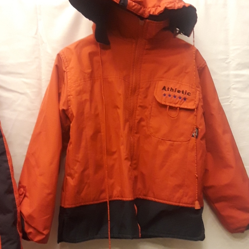 Athletic Sports Reversible 2 PC Hooded Snow Suit